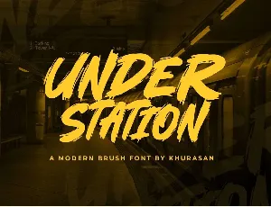 Under Station font