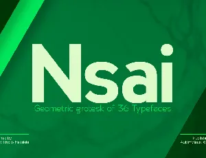 Nsai font