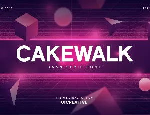 Cakewalk font