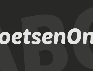 PoetsenOne font