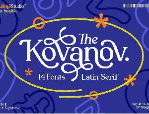 Kovanov font