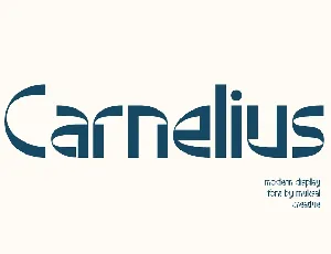 Carnelius font