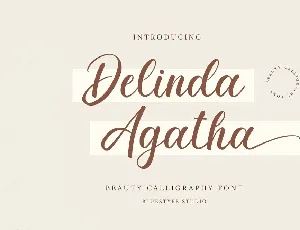 Delinda Agatha font