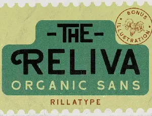 Reliva Sans Serif font