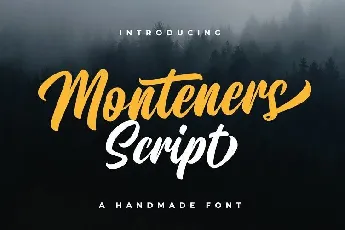 Monteners Script font