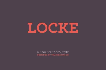 Locke Family font