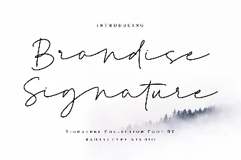 Brandise Signature font