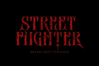 Death Crow font