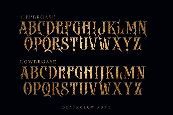 Death Crow font