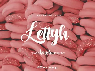 Lettyh Brush font