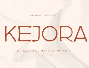 Kejora font