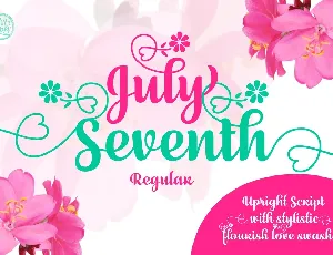 July Seventh Free font