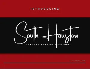 South Houston font