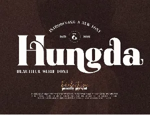 Hungda font