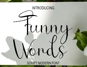 Funny Words font