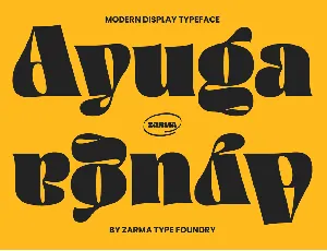 Ayuga DEMO font