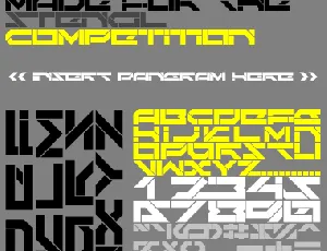 Darktech LDR font