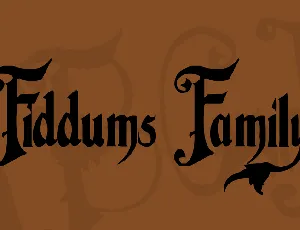 Fiddums Family font