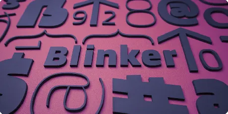 Blinker Family font