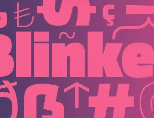 Blinker Family font