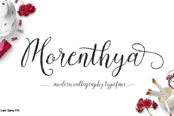 Morenthya Script font