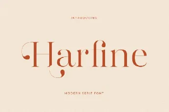 Harfine font