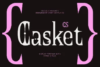 CS Casket font