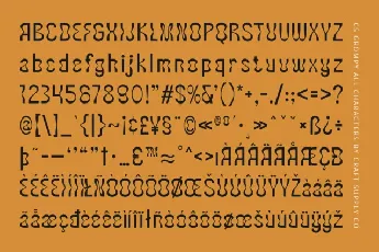 CS Grompy font