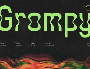 CS Grompy font