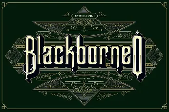 BlackBorneo font