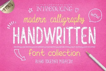 Handwritten Collection font