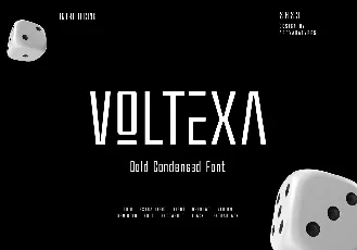 Voltexa font