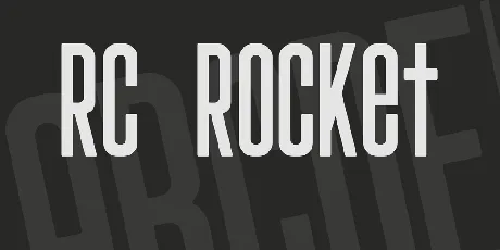 RC Rocket font