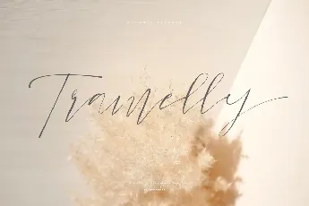 Tramelly font