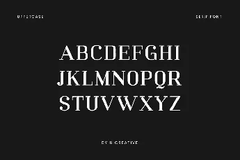 Mechanized font