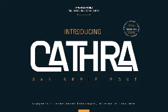 Cathra font