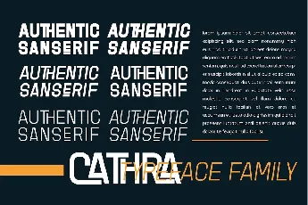 Cathra font