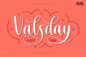 Valsday Script and Sans font