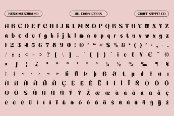 Berlona Rounded font