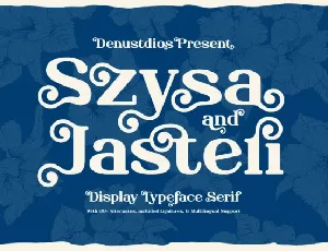 Szysa Jasteri font