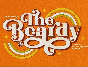 The Beardy font