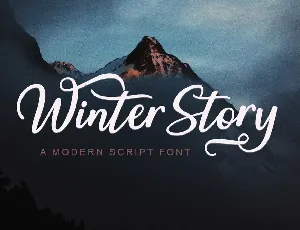 Winter Story font