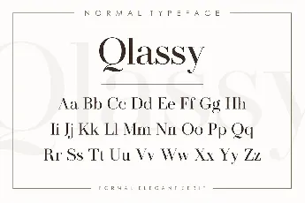 Qlassy font