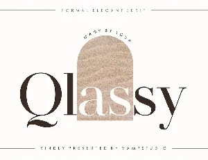 Qlassy font