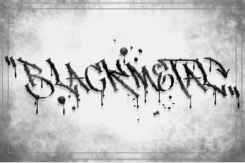 Deathmetal Demo font