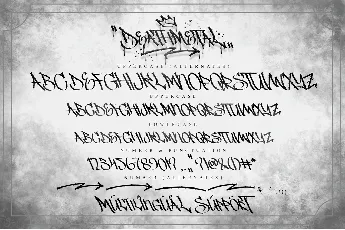 Deathmetal Demo font