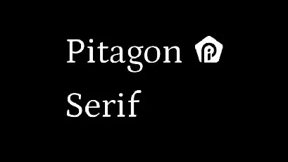 Pitagon Serif Family font