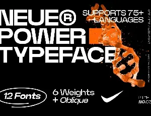 NeueÂ® Power font