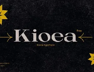 Kioea font