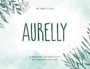 Aurelly Display font